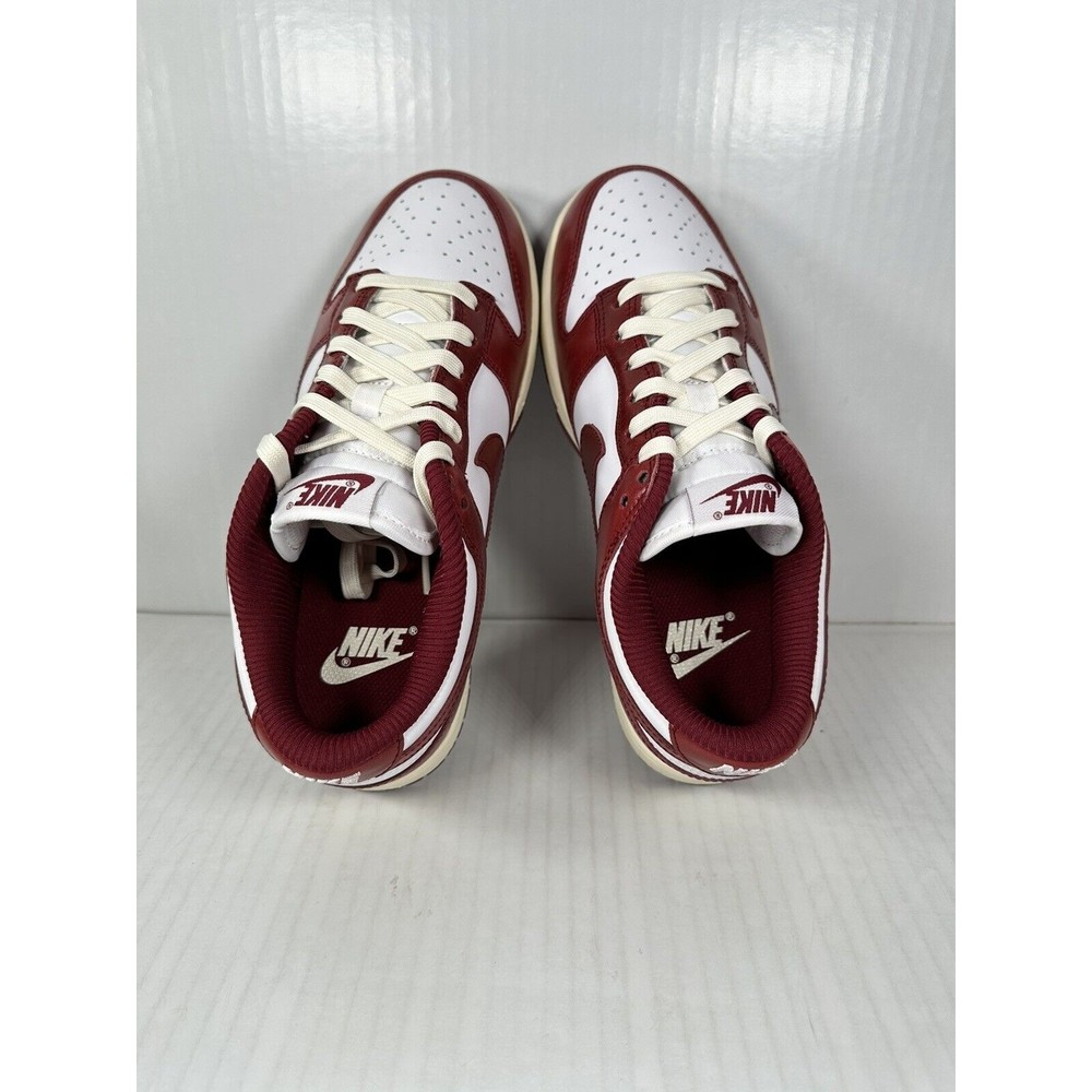 NEW Nike Dunk Low Premium Vintage Red FJ4555-100 - Picture 6 of 8